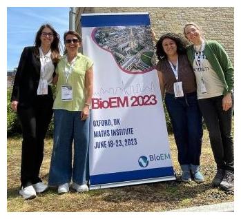 Le ricercatrici TECS al BioEM2023