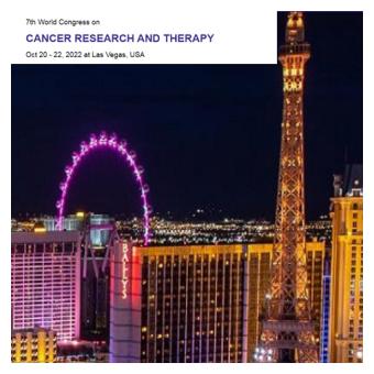 7th World Congress on CANCER RESEARCH AND THERAPY